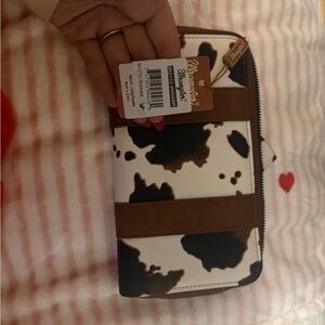 Wrangler cow print wallet.